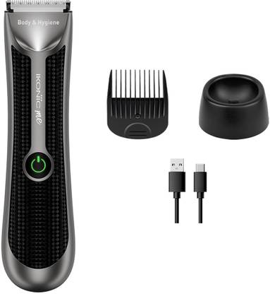 IKONIC Beard & Body Men Fully Waterproof Trimmer 90 min  Runtime 9 Length Settings