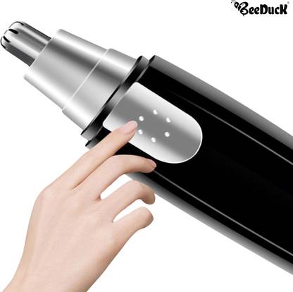 BeeDuck LT-N02 Professional Battery-Operated and High-speed Rotating Nose Trimmer Trimmer 180 min  Runtime 0 Length Settings