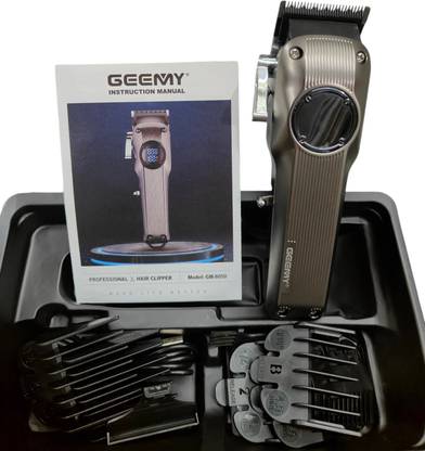 Geemy GM-8050 Professional hair clipper rechargeable trimmer Trimmer 180 min  Runtime 6 Length Settings