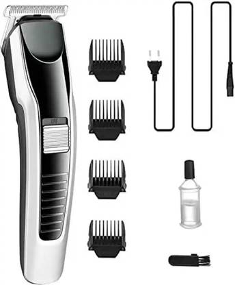 Dazzel Flex Rechargeable Beard & Hair Trimmer AT-538 with Fully Waterproof Trimmer 60 min  Runtime 4 Length Settings