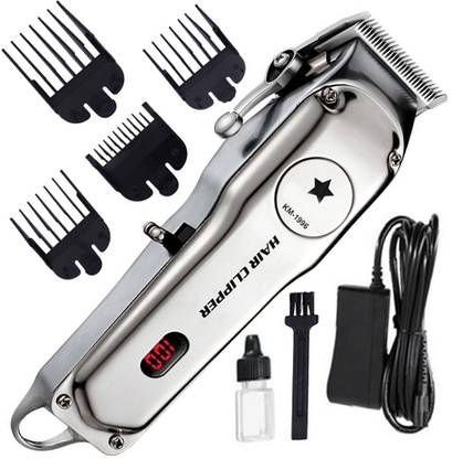 KMI km -1996 Super Tapper 036474 7589 Cordless Trimmer Fully Waterproof Grooming Kit 120 min  Runtime 4 Length Settings