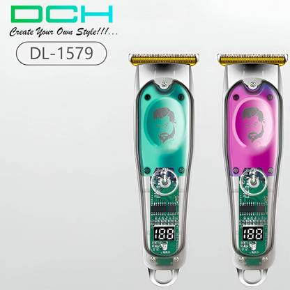 DCH Daling DL-1579n Rechargeable Hair Clipper With Digital Display (Assorted) Trimmer 120 min  Runtime 4 Length Settings