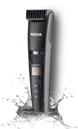 NOVA NHT 1058 Fully Waterproof Trimmer 200 min  Runtime 40 Length Settings