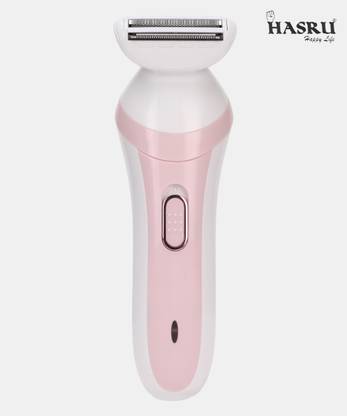HASRU HS-8052 Private Lady Part Bikini Shaver Trimmer for Women Underarm,Leg,Face Body Groomer 60 min  Runtime 1 Length Settings