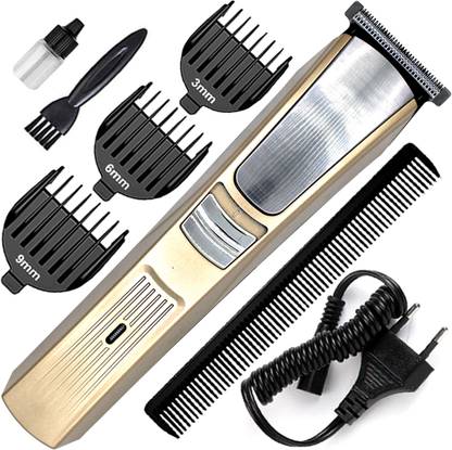 QGS High Quality GM Rechargeable Professional Low Noise Hair Clipper Beard Moustache Trimmer 120 min Runtime 4 Length Settings
