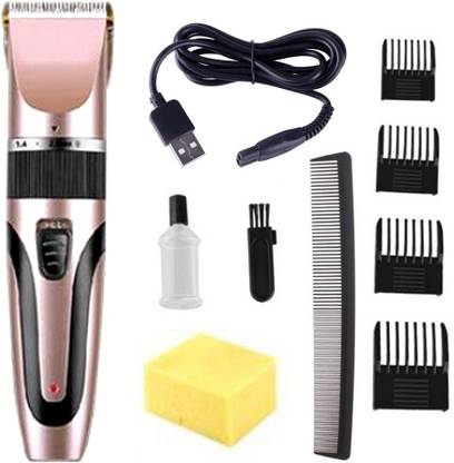 XSDF KEMEI Electric Cordless Rechargeable Adjustable Trimmer With Charging Indicator Fully Waterproof Trimmer 180 min  Runtime 4 Length Settings