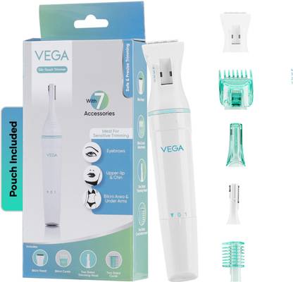 VEGA SILK TOUCH TRIMMER -(VHBT-01) Trimmer 250 min  Runtime 1 Length Settings