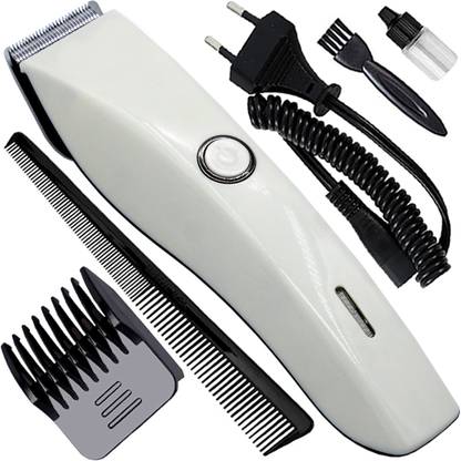 QGS Men’s Rechargeable AW Powerful Hair Clipper Beard Moustache Hair Cutting Trimmer Fully Waterproof Grooming Kit 220 min  Runtime 4 Length Settings