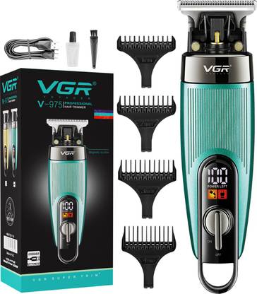 VGR V-975 Professional Cordless Hair Trimmer 120 min  Runtime 5 Length Settings