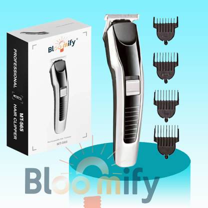 BloomiFy MT-565 Professional Rechargeable Hair Clipper & Trimmer Trimmer 60 min  Runtime 4 Length Settings
