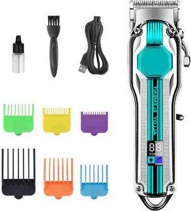 KASDF Best professional waterproof hair cutter machine shaver for men Fully Waterproof Trimmer 200 min  Runtime 6 Length Settings