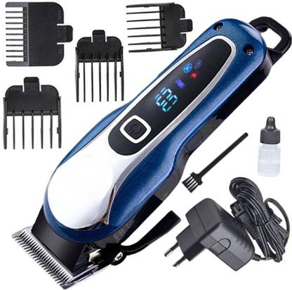 BVCX Professional Hair Clipper Digital Display Rechargeable Heavy Duty Hair Trimmer Grooming Kit 240 min  Runtime 4 Length Settings