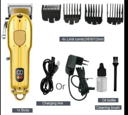 Rokligt Hair trimmer led display rechargeable for mans Trimmer 200 min  Runtime 4 Length Settings