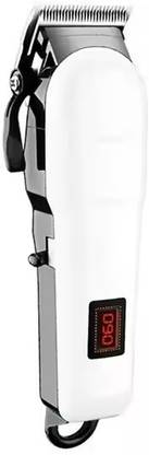 Sagaft A586 (PROFESSIONAL HAIR TRIMMER) 2000 mAh Battery with LCD Battery Display Trimmer 300 min  Runtime 4 Length Settings