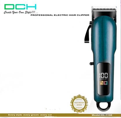 DCH Daling DL-1168b Rechargeable Hair Clipper With Digital Display (Assorted) Trimmer 180 min  Runtime 4 Length Settings