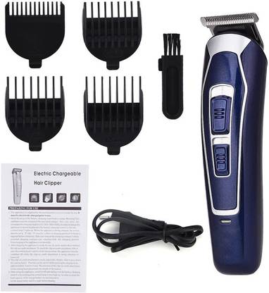 Profiline GM-6115-BLU Trimmer Hair Cutting Machine Clipper Shaver Razor Barber & Saloon Choice Beard Moustach Body Groomer 45 min  Runtime 1 Length Settings