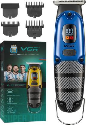 VGR V-981 Professional Hair Clipper with LED Display Trimmer 150 min  Runtime 4 Length Settings