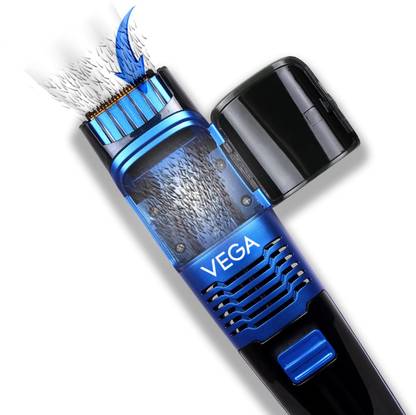 VEGA Smart Series Vacuum Beard Trimmer, (VHTH-28) Trimmer 60 min  Runtime 10 Length Settings