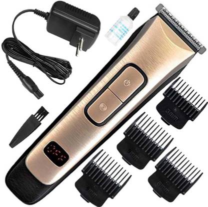 FGHJ Heavy Duty Cordless Hair Trimmer Professional Razor Beard Shaver For Men Trimmer 100 min  Runtime 4 Length Settings
