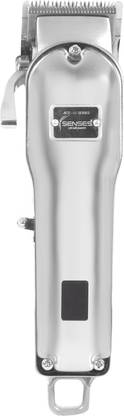 senses life implements ICON Digital Display Professional Hair Clipper for Men Hair Cutting Trimmer Machine with Stainless Steel Body, Rechargeable Trimmer 300 min  Runtime 5 Length Settings