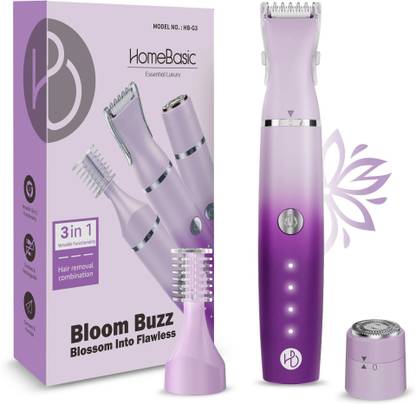 HOMEBASIC HB-G3 Trimmer 100 min  Runtime 2 Length Settings