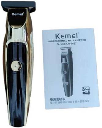Kemei KM-1657 Trimmer 9768 min  Runtime 3 Length Settings