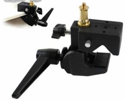VTS Multipurpose Super Clamp, Pole Holder with Stud for Mounting Strobe Camera Monopod Kit