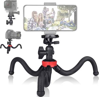 SURYAKUSH Tripod For Phone DSLR Camera Vlog Portable 2in1 Design Selfie Stick Tripod Monopod Kit, Tripod Kit, Tripod Ball Head