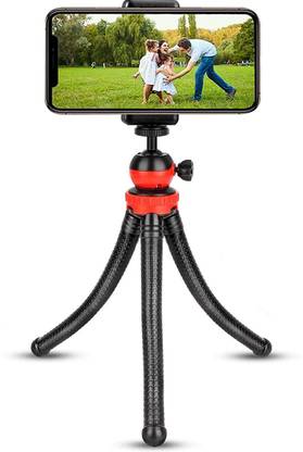 ZOKMOB Super Flexible 360°Rotating Mobile Holder Tripod Compatible With all Smartphones Monopod, Tripod