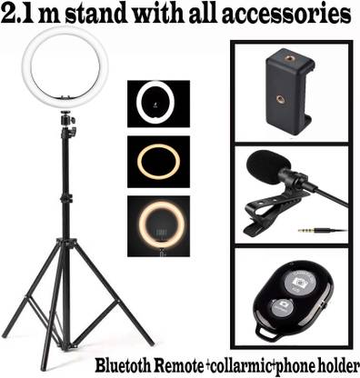 NUVIO Professional strong metal , ring light,Clip, collarmic ,bluetooth remote Monopod, Monopod Kit, Tripod, Tripod Ball Head, Tripod Bracket, Tripod Kit