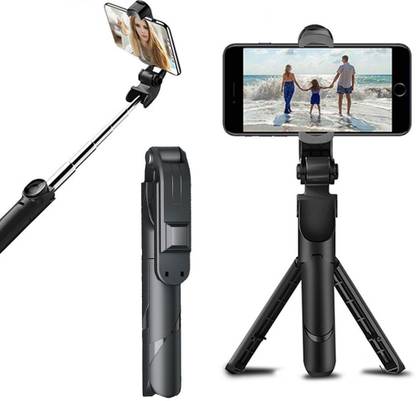 Worricow Selfie Stick with LED Light, Tripod Stand with Bluetooth Wireless Remote Monopod Monopod