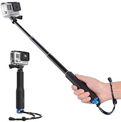 RETRACK GoEasy 18-49 cm Telescopic Pole for Sports Camera, Monopod Selfie Stick Monopod