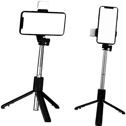DHAN GRD R1s Bluetooth Selfie Sticks with Remote and Selfie Light, 3-in-1 Tripod Stand Monopod, Monopod Kit, Tripod, Tripod Kit