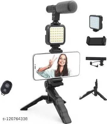RHONNIUM Vlogging camera with mic Tripod Kit Monopod, Tripod Kit Monopod, Tripod Kit