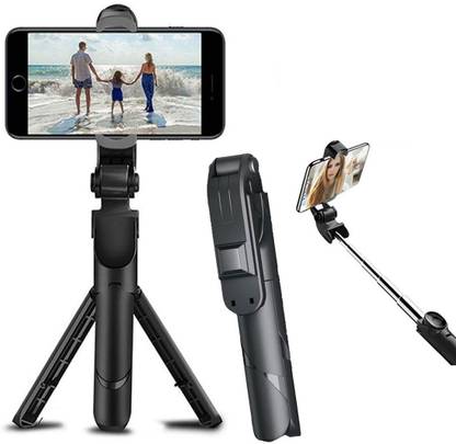 Techobucks Best Bluetooth Selfie Stick with Wireless Remote for Selfies/Vlog/Live Monopod Monopod Kit