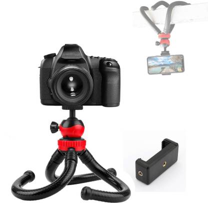 Blue Birds Lightweight Bendable camera Tripod with Mobile Holder For Smartphone & Camera Monopod, Tripod