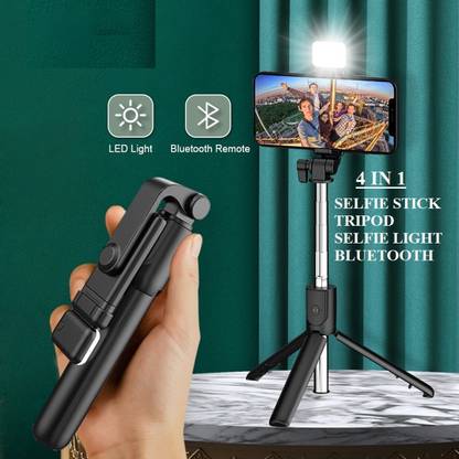 Wanzhow SelfieStick Tripod Detachable Wireless Remote 3 in 1 Function and Mobile Stand Monopod, Tripod, Tripod Bracket, Tripod Kit