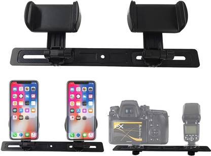 Soopii Dual Mobile Bracket Compatible with for Photography, LED Light, Selfie Monopod, Tripod