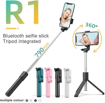 DADNSON R1 Selfie Stick, Extendable Tripod Stand,Wireless Bluetooth Remote021 Monopod