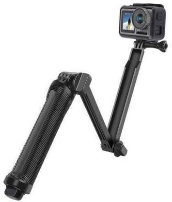 quikprof 3 Way Monopod Mount Tripod for GoPro And All Action Cameras Accessories Monopod, Tripod