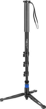 डिजिटेक DPMP 172B Professional Monopod With Tripod Support Base | Ultra Portable & Heavy Duty Design | For DSLR & Video Cameras |Maximum Operating Height: 5.57 Feet| Maximum Load Upto: 10 kgs (Black) (DPMP 172B) मोनोपॉड