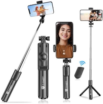 Tygot Bluetooth Extendable Selfie Sticks with Wireless Remote and Tripod Stand