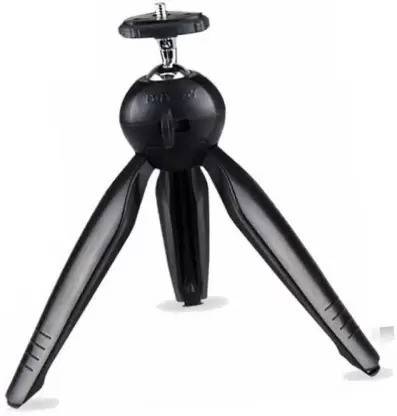 CREATION4U YT 288 2 In 1 Adjustable fully flexible rotatable holder Mobile Phone Tripod, Tripod Ball Head