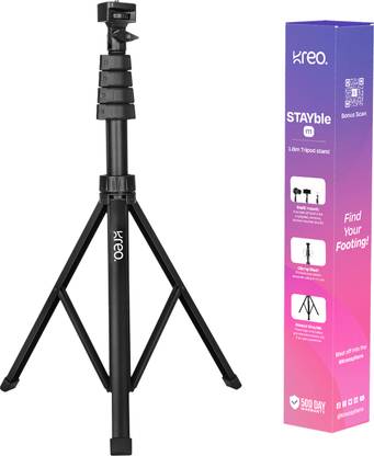 Kreo STAYble 1.6m Tripod Stand Video Mobile Stand Phone Stand Camera Stand Mobile Tripod