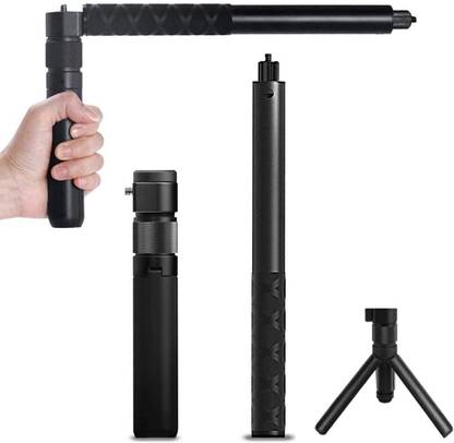ELFOG 3 IN 1 Bullet Time Handle with Foldable Tripod for Insta 360 One X3 X2 Tripod Kit