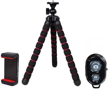 Action Pro 10 Inch Octopus Sponge & Flexible Tripods with Mobile Tripod Tripod Kit