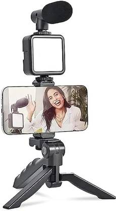 Zohlo Video Kit Vlogging Kit for Live Streaming Vlogging Self-Portrait Photography Tripod Kit, Monopod Kit