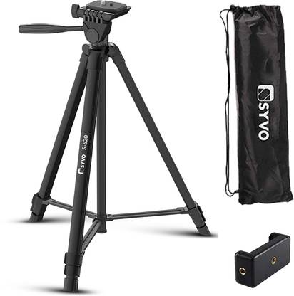 Syvo S-520 Pro (57 Inch) Portable Lightweight Aluminum Tripod Tripod Kit