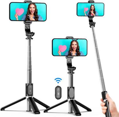 ZAXART Mini Portable and Foldable Tripod with Wireless Bluetooth Remote Tripod Tripod Kit