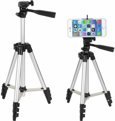 satishrajveer 3110 for Mobile, DSLR, Mirrorless, Sports & Action Portable Lightweight Aluminum Tripod Kit, Tripod, Tripod Ball Head, Tripod Clamp, Monopod Kit, Monopod, Tripod Bracket